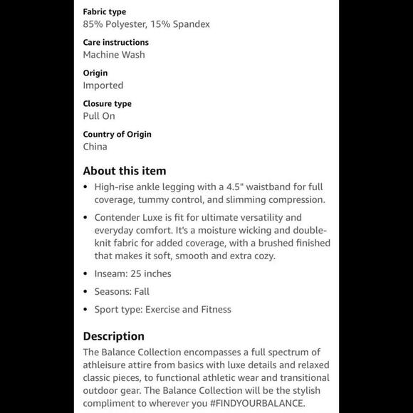 Balance Collection Womens Contender High Rise Yoga Legging Snake Print SMALL - Picture 6 of 13